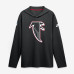 Футболка Atlanta Falcons Nike Black Sideline Alternate Lightweight Long Sleeve Hooded Dri-FIT Футболка Atlanta Falcons Nike Black Sideline Alternate Lightweight Long Sleeve Hooded Dri-FIT