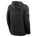 Футболка Atlanta Falcons Nike Black Sideline Alternate Lightweight Long Sleeve Hooded Dri-FIT