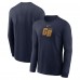 Футболка Green Bay Packers Nike Navy Essential Long-Sleeve