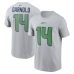 Футболка Sam Darnold Seattle Seahawks Nike Rivalries Collection Name & Number - Wolf Gray