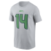 Футболка Sam Darnold Seattle Seahawks Nike Rivalries Collection Name & Number - Wolf Gray