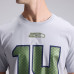 Футболка Sam Darnold Seattle Seahawks Nike Rivalries Collection Name & Number - Wolf Gray
