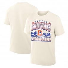 Denver Broncos Fanatics Cream Team Archives T-Shirt