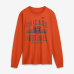 Футболка с длинным рукавом Chicago Bears Nike Orange Always Prepared Essential Cotton