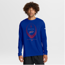 Футболка с длинным рукавом Buffalo Bills Nike Royal Legend Icon Dri-FIT