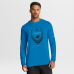 Футболка с длинным рукавом Carolina Panthers Nike Blue Legend Icon Dri-FIT Футболка с длинным рукавом Carolina Panthers Nike Blue Legend Icon Dri-FIT