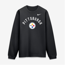 Свитшот Pittsburgh Steelers Nike Black Primetime Club Свитшот Pittsburgh Steelers Nike Black Primetime Club