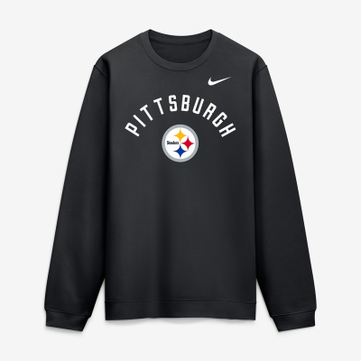 Свитшот Pittsburgh Steelers Nike Black Primetime Club