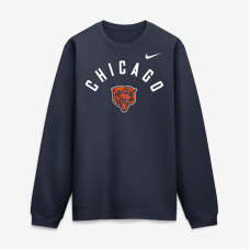 Свитшот Chicago Bears Nike Navy Primetime Club Свитшот Chicago Bears Nike Navy Primetime Club