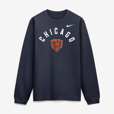 Свитшот Chicago Bears Nike Navy Primetime Club