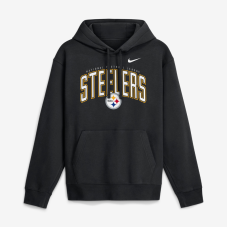 Толстовка Pittsburgh Steelers Nike Black Expect Victory Club Fleece Толстовка Pittsburgh Steelers Nike Black Expect Victory Club Fleece