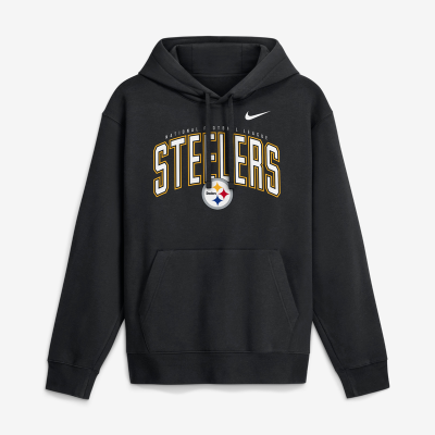 Толстовка Pittsburgh Steelers Nike Black Expect Victory Club Fleece