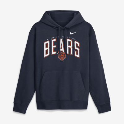 Толстовка Chicago Bears Nike Navy Expect Victory Club Fleece