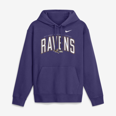 Толстовка Baltimore Ravens Nike Purple Expect Victory Club Fleece