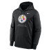 Толстовка Pittsburgh Steelers Nike Black Toss Sweep Therma-FIT