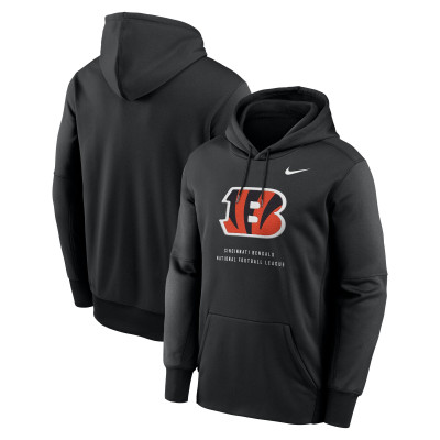 Толстовка Cincinnati Bengals Nike Black Toss Sweep Therma-FIT