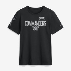 Футболка Washington Commanders Nike 2026 Salute to Service Sideline Dri-FIT - Black