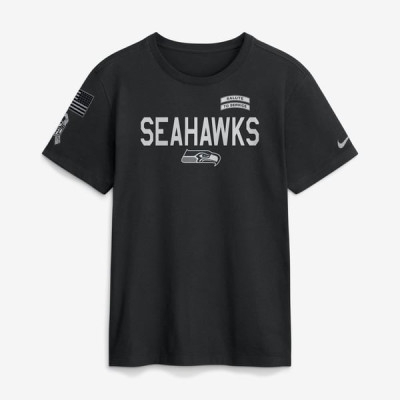Футболка Seattle Seahawks Nike 2026 Salute to Service Sideline Dri-FIT - Black