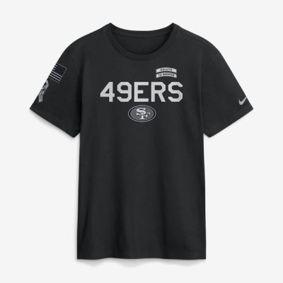 Футболка San Francisco 49ers Nike 2026 Salute to Service Sideline Dri-FIT - Black