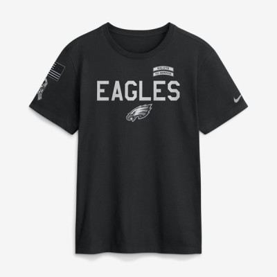 Футболка Philadelphia Eagles Nike 2026 Salute to Service Sideline Dri-FIT - Black
