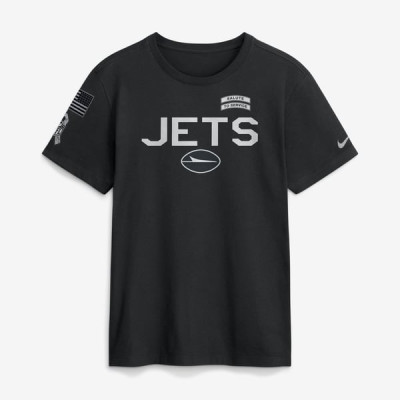 Футболка New York Jets Nike 2026 Salute to Service Sideline Dri-FIT - Black