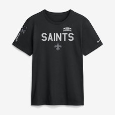 Футболка New Orleans Saints Nike 2026 Salute to Service Sideline Dri-FIT - Black