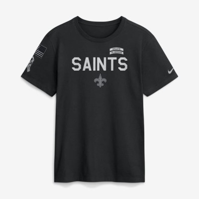 Футболка New Orleans Saints Nike 2026 Salute to Service Sideline Dri-FIT - Black