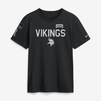 Футболка Minnesota Vikings Nike 2026 Salute to Service Sideline Dri-FIT - Black