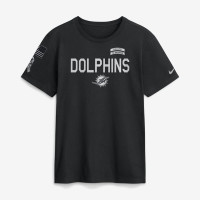 Футболка Miami Dolphins Nike 2026 Salute to Service Sideline Dri-FIT - Black