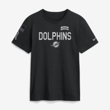 Футболка Miami Dolphins Nike 2026 Salute to Service Sideline Dri-FIT - Black