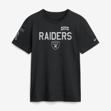 Футболка Las Vegas Raiders Nike 2026 Salute to Service Sideline Dri-FIT - Black