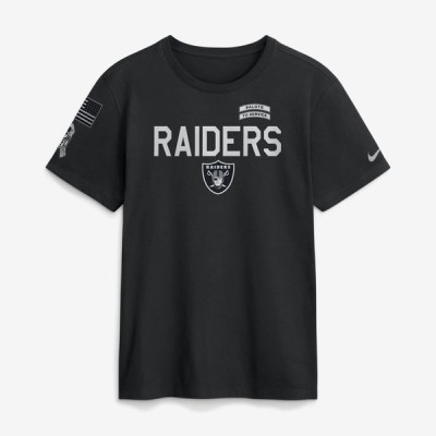 Футболка Las Vegas Raiders Nike 2026 Salute to Service Sideline Dri-FIT - Black
