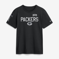 Футболка Green Bay Packers Nike 2026 Salute to Service Sideline Dri-FIT - Black