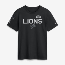 Футболка Detroit Lions Nike 2026 Salute to Service Sideline Dri-FIT - Black