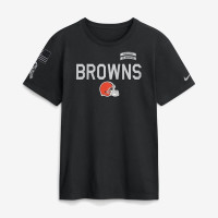 Футболка Cleveland Browns Nike 2026 Salute to Service Sideline Dri-FIT - Black