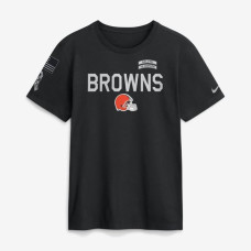 Футболка Cleveland Browns Nike 2026 Salute to Service Sideline Dri-FIT - Black