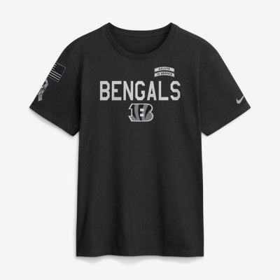 Футболка Cincinnati Bengals Nike 2026 Salute to Service Sideline Dri-FIT - Black