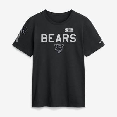 Футболка Chicago Bears Nike 2026 Salute to Service Sideline Dri-FIT - Black