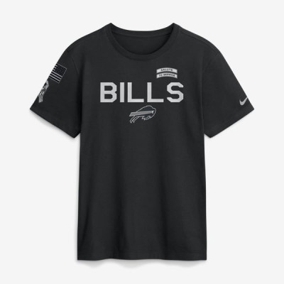 Футболка Buffalo Bills Nike 2026 Salute to Service Sideline Dri-FIT - Black