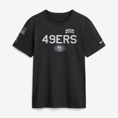 Футболка San Francisco 49ers Nike 2026 Salute to Service Sideline Dri-FIT - Black