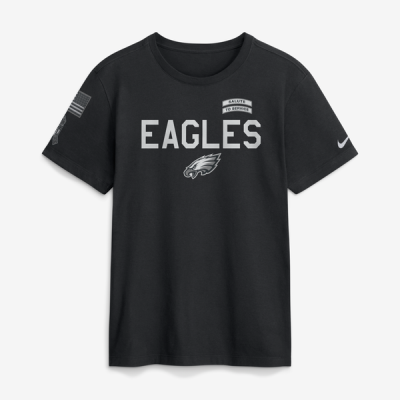 Футболка Philadelphia Eagles Nike 2026 Salute to Service Sideline Dri-FIT - Black