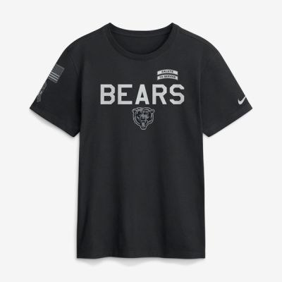 Футболка Chicago Bears Nike 2026 Salute to Service Sideline Dri-FIT - Black