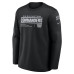 Свитшот Washington Commanders Nike 2026 Salute to Service Sideline Coaches Crewneck Therma-FIT - Black