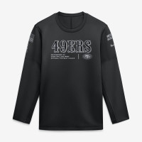 Свитшот San Francisco 49ers Nike 2026 Salute to Service Sideline Coaches Crewneck Therma-FIT - Black
