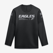Свитшот Philadelphia Eagles Nike 2026 Salute to Service Sideline Coaches Crewneck Therma-FIT - Black Свитшот Philadelphia Eagles Nike 2026 Salute to Service Sideline Coaches Crewneck Therma-FIT - Black