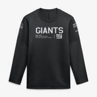 Свитшот New York Giants Nike 2026 Salute to Service Sideline Coaches Crewneck Therma-FIT - Black