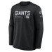 Свитшот New York Giants Nike 2026 Salute to Service Sideline Coaches Crewneck Therma-FIT - Black