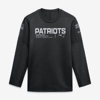 Свитшот New England Patriots Nike 2026 Salute to Service Sideline Coaches Crewneck Therma-FIT - Black