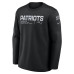 Свитшот New England Patriots Nike 2026 Salute to Service Sideline Coaches Crewneck Therma-FIT - Black