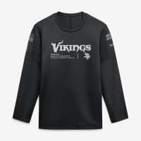 Свитшот Minnesota Vikings Nike 2026 Salute to Service Sideline Coaches Crewneck Therma-FIT - Black